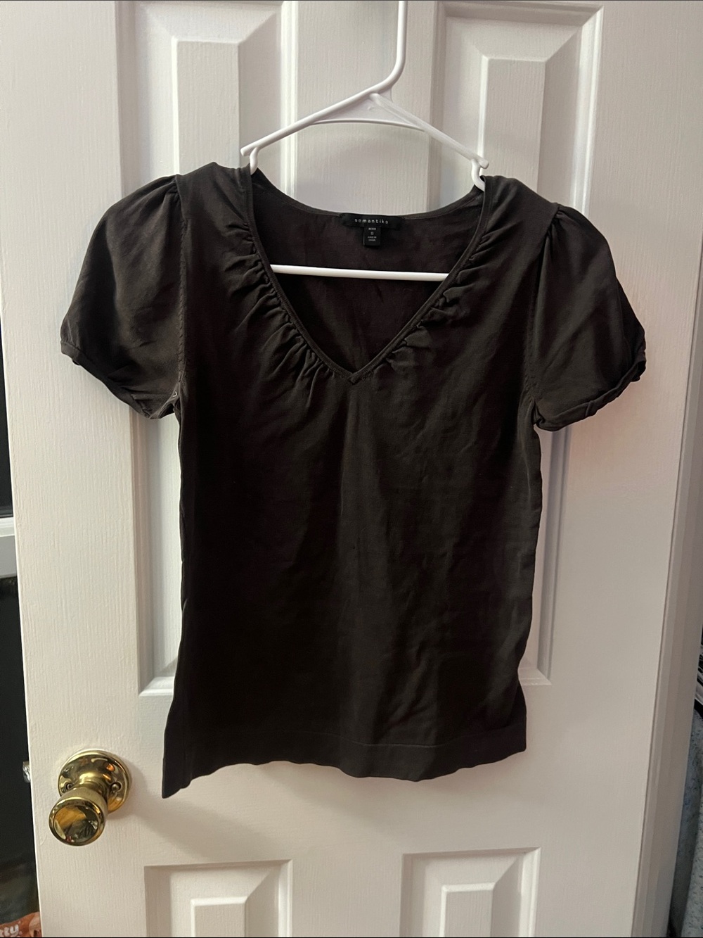 semantiks brown cute top